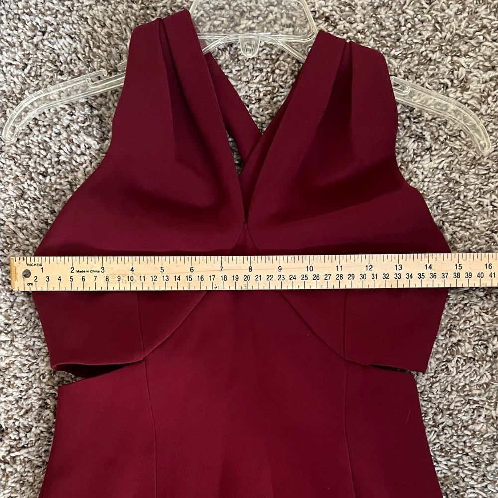 Sezin Karabulut Sheath Dress Burgundy 36/2 Party Wedding Cocktail - Picture 9 of 13